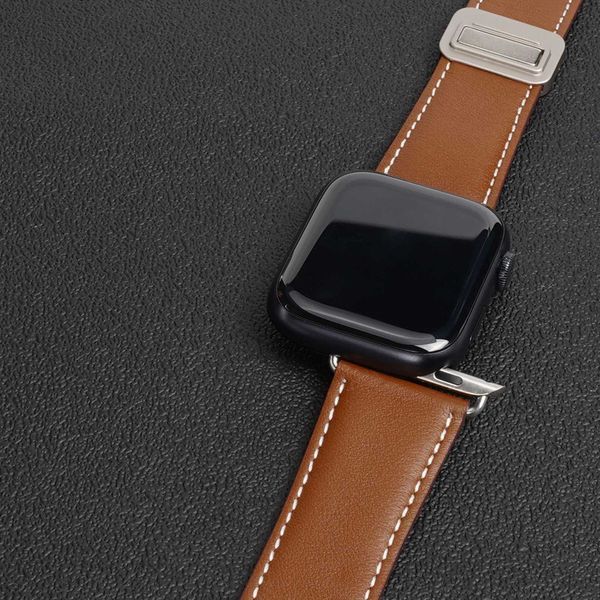 Ремінець Dux Ducis Genuine Leather для Apple Watch 42(ser.1-3)/44/45/46/49mm Brown 212-01798 фото