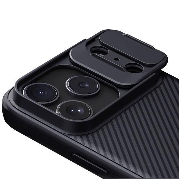 Карбоновая накладка Nillkin CamShield Pro для Apple iPhone 17 Pro (6.3") Black 777-08147 фото