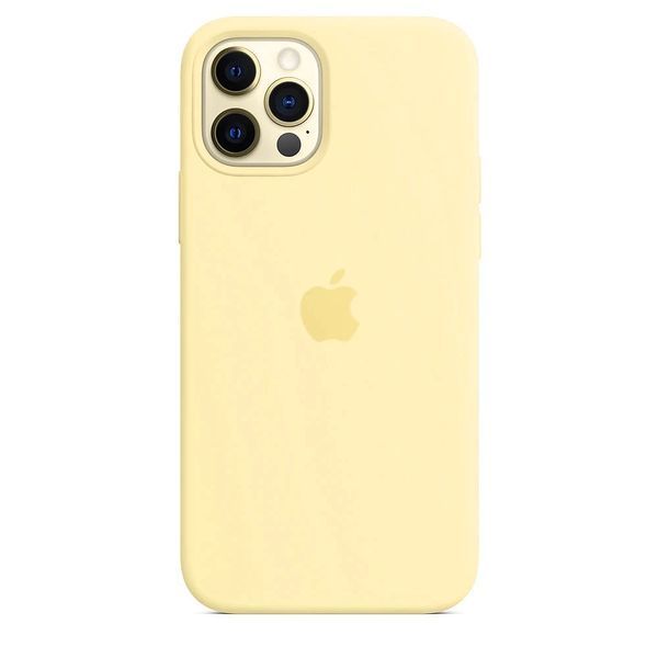 Силіконовий чохол для iPhone 12/12 Pro Mellow Yellow 208-00455 фото