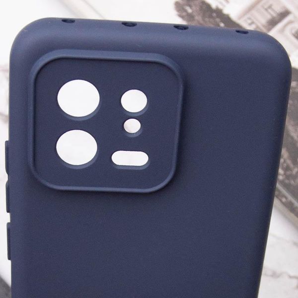 Чохол TPU GETMAN Liquid Silk Full Camera для Xiaomi 13 Pro Синій / Midnight Blue ILSO-00000081489-11 фото