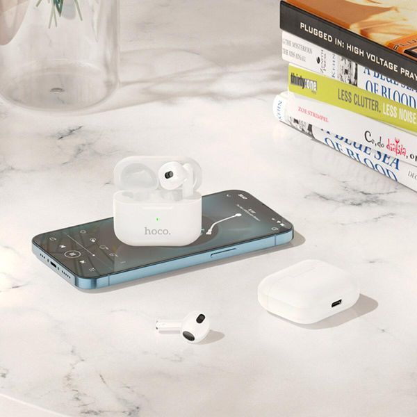 Бездротові навушники HOCO EW30 Intelligent true wireless BT headset White 656-03883 фото