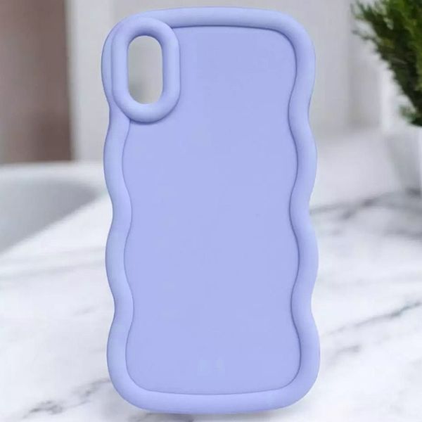 Чохол TPU Ripple для Apple iPhone X / XS (5.8") Lilac Blue 555-01104 фото