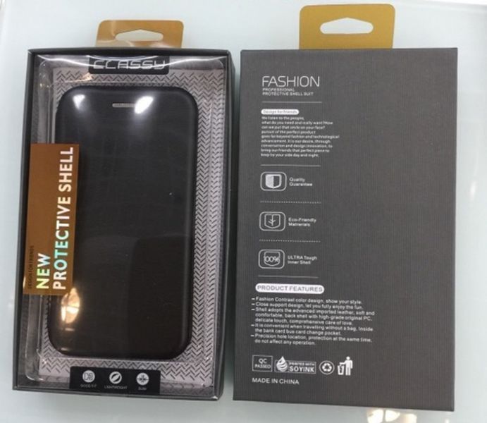 Шкіряний чохол-книжка Classy для Xiaomi Redmi 5A Black 777-06109 фото