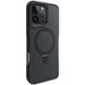 TPU+PC чохол Metal Buttons with MagSafe Carbon Ring для Apple iPhone 16 Pro Max (6.9") Black 777-08091 фото 1