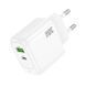 Мережевий зарядний пристрій HOCO CS55A Surplus PD30W+QC3.0 charger White 6942007631549 фото 6