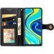 Шкіряний чохол-книжка GETMAN Gallant (PU) для Xiaomi Redmi Note 9s / Note 9 Pro / Note 9 Pro Max Black 777-06566 фото 2