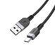 Кабель HOCO X109 Energy silicone charging data cable Type-C (L=1M) Black 6942007636247 фото 4