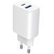 МЗП Proove Silicone Power 2 30W (Type-C + USB) + КабельType-C to Type-C (1m) White WCSP23011002 фото 6