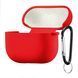 Силиконовый чехол 2,5mm с микрофиброй для AirPods 3 Red 203-00171 фото 1