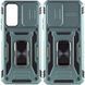 Ударопрочный чехол Camshield Army Ring для Xiaomi Redmi Note 11 (Global) / Note 11S / Note 12S Light Green 777-05150 фото 1