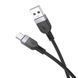 Кабель HOCO X109 Energy silicone charging data cable Type-C (L=1M) Black 6942007636247 фото 1