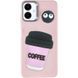Чехол TPU Leather Toys для Samsung Galaxy A06 Coffee / Pink 555-00942 фото 1