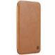 Кожаный чехол-книжка Nillkin Qin Prop для Apple iPhone 16 Pro Brown 214-03398 фото 1