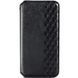 Кожаный чехол-книжка GETMAN Cubic для Samsung Galaxy S21 FE Черный 555-01889 фото 1