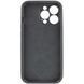 Силіконовий чохол з закритою камерою для iPhone 14 Pro Max Dark Grey 666-00931 фото 4