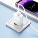 Сетевое зарядное устройство с кабелем BOROFONE BA82A Platinum single port PD25W charger set(C to C)(EU) White 6941991112270 фото 5