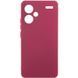 Чехол Silicone Cover Lakshmi Full Camera для Xiaomi Redmi Note 13 Pro+ Marsala 777-06856 фото 1