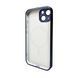 Чохол AG Glass Sapphire Frame MagSafe для iPhone 15 Deep Purple 666-02819 фото 2