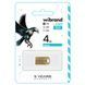 Флеш-накопитель Wibrand USB 2.0 Hawk 4Gb Gold WI2.0/HA4M1G фото 2
