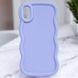 Чохол TPU Ripple для Apple iPhone X / XS (5.8") Lilac Blue 555-01104 фото 2