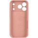 Силиконовый чехол Silk Full Camera Protective для Apple iPhone 17 Pro (6.3") Peach 777-09947 фото 3