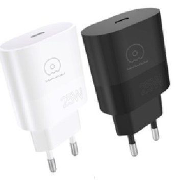 Сетевое зарядное устройство WUW-C187 25W PD USB-C white 656-01398 фото