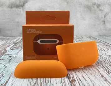Силиконовый чехол для наушников AirPods Pro Orange 203-00052 фото