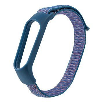 Ремінець для Xiaomi Mi Band 3/4/5/6/7 Nylon Light Blue 212-02481 фото