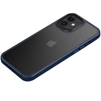 TPU+PC чехол Metal Buttons для Apple iPhone 11 (6.1") Синий 777-08343 фото