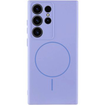Чехол Silicone Cover Lakshmi Full Camera with MagFit для Samsung Galaxy S25 Ultra Сиреневый 555-01990 фото