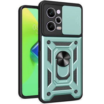 Ударопрочный чехол Camshield Serge Ring для Xiaomi Poco X5 Pro 5G / Note 12 Pro 5G Green 777-04517 фото