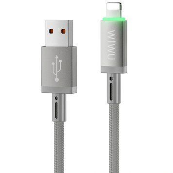 Дата кабель WIWU C081 Maglink USB to Lightning 12W (1m) Grey ILSO-00000085910-1 фото