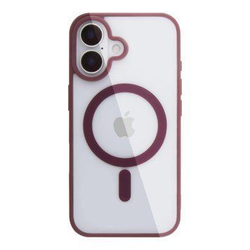 Чохол NEW TPU Color with Magsafe для iPhone 16 Wine Red 214-02586 фото
