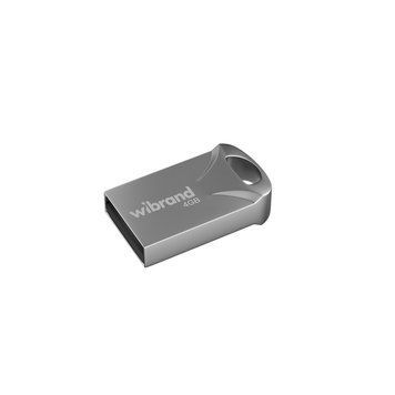 Флеш-накопитель Wibrand USB 2.0 Hawk 4Gb Silver WI2.0/HA4M1S фото