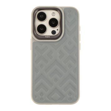 Чехол Kajsa Briquette Collection Rhombus для iPhone 15 Pro Light Grey 757-00009 фото