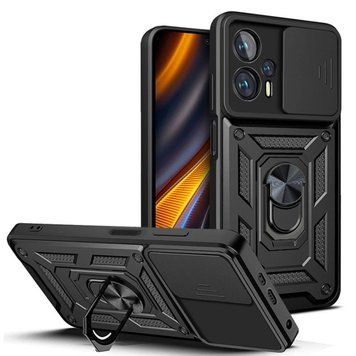 Ударопрочный чехол Camshield Serge Ring для Xiaomi Poco X4 GT Black 777-04564 фото