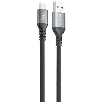 Кабель Proove ReGen Silicone USB Type-C 3A (1m) black 656-02586 фото