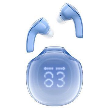 Наушники ACEFAST T9 Crystal (Air) color bluetooth earbuds Glacier Blue 656-00846 фото