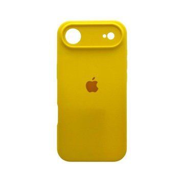 Силиконовый чехол с закрытой камерой для iPhone 17 Air Canary Yellow 666-04385 фото
