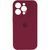 Силиконовый чехол с закрытой камерой для iPhone 14 Pro Plum 666-00882 фото