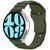 Силіконовий ремінець Defense для Smart Watch 20mm Dark Olive 212-01699 фото