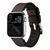Ремінець для Apple Watch Leather+Silicone 42/44/45/49 mm Coffe Silver 212-02229 фото