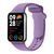 Ремінець для Xiaomi Mi Band 8 Pro/Mi Band 9 Pro/Redmi Watch 4 Silicone Lavender Purple 212-02581 фото
