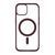 Силіконовий чохол Clear Color Case with MagSafe для iPhone 14 Pro Max Бордовий 214-00231 фото