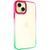 Чехол TPU+PC Fresh sip series для Apple iPhone 13 (6.1") Салатовый / Розовый 777-06717 фото