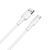 Кабель BOROFONE BX30 USB to Type-C, 3A, 1m, silicone, TPE connectors, White 6931474706935 фото