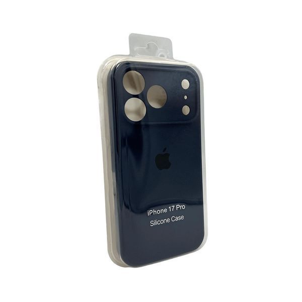Силіконовий чохол з закритою камерою для iPhone 17 Pro Mid Black 666-04285 фото
