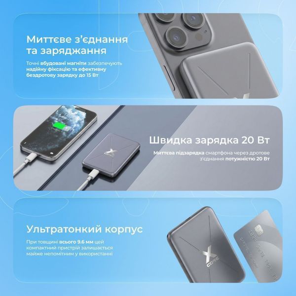 Power Bank Proove X-Core 20W 5000mAh Orange PNXC20010018 фото