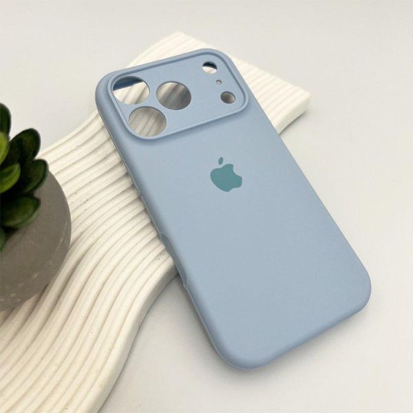 Силиконовый чехол с закрытой камерой для iPhone 17 Pro Lilac Rose 666-04235 фото