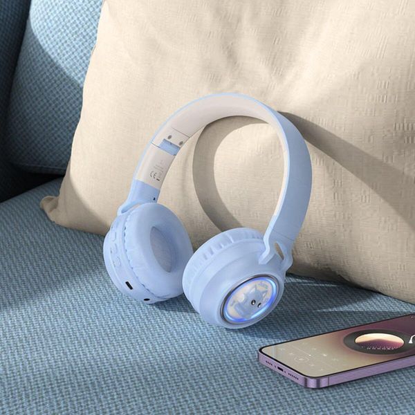 Навушники HOCO W50 Cute fun BT headphones Blue 656-01674 фото